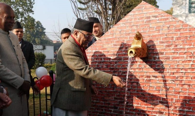 मेलम्ची खानेपानीको पथान्तरण पुनर्वितरण शुभारम्भ