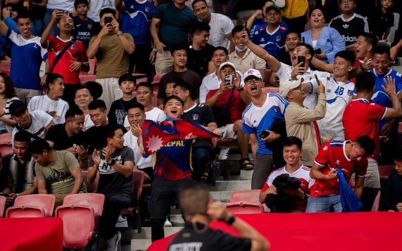 सिंगापुरविरुद्ध ऐतिहासिक जित, दर्शकमा छायो खुसी