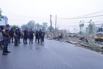 बुटवलमा पनि सरकारी जग्गामा बनेका घरटहरा हटाउन सुरु