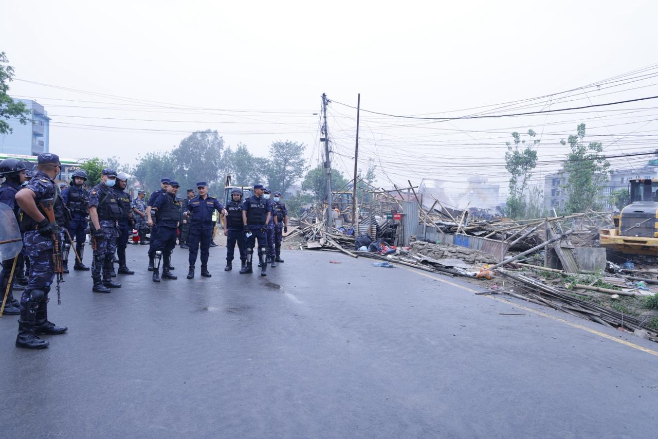 बुटवलमा पनि सरकारी जग्गामा बनेका घरटहरा हटाउन सुरु
