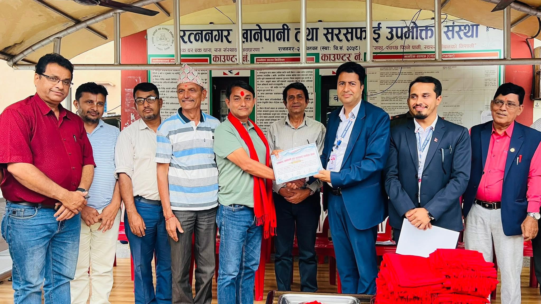 रत्ननगर खानेपानी तथा सरसफाइ उपभोक्ता संस्थामा गठबन्धनको जीत, तीन सिटमा रास्वपाको विजयी